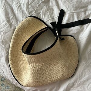 Straw / rattan beach visor